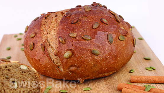 Spiced Pumkin Seed Rye Sourdough Bread